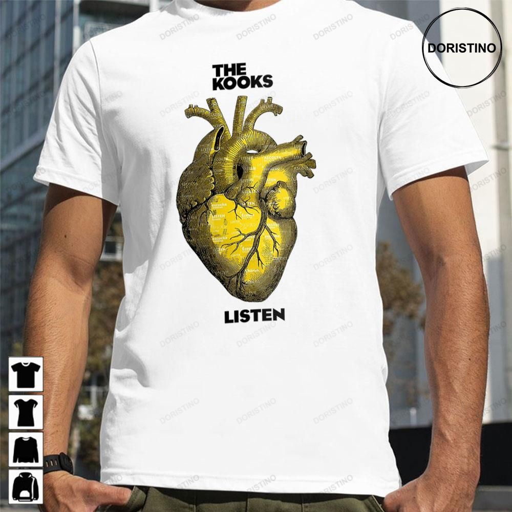 Listen The Kooks Limited Edition T-shirts